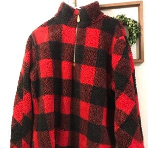 Women’s Buffalo plaid Sherpa